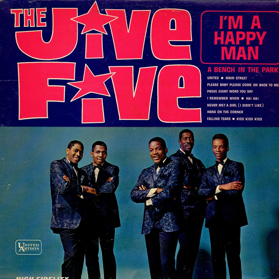 The Jive Five Featuring Eugene Pitt - I'm A Happy Man