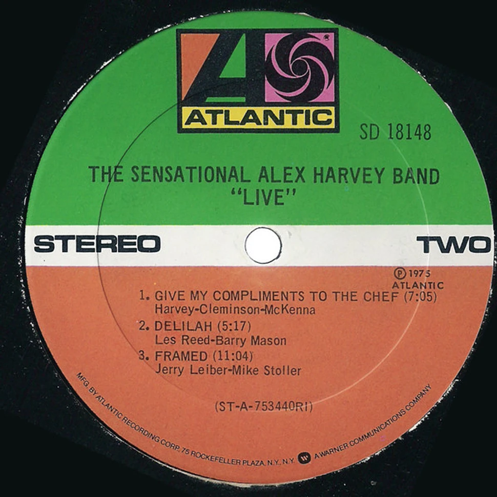 The Sensational Alex Harvey Band - Live