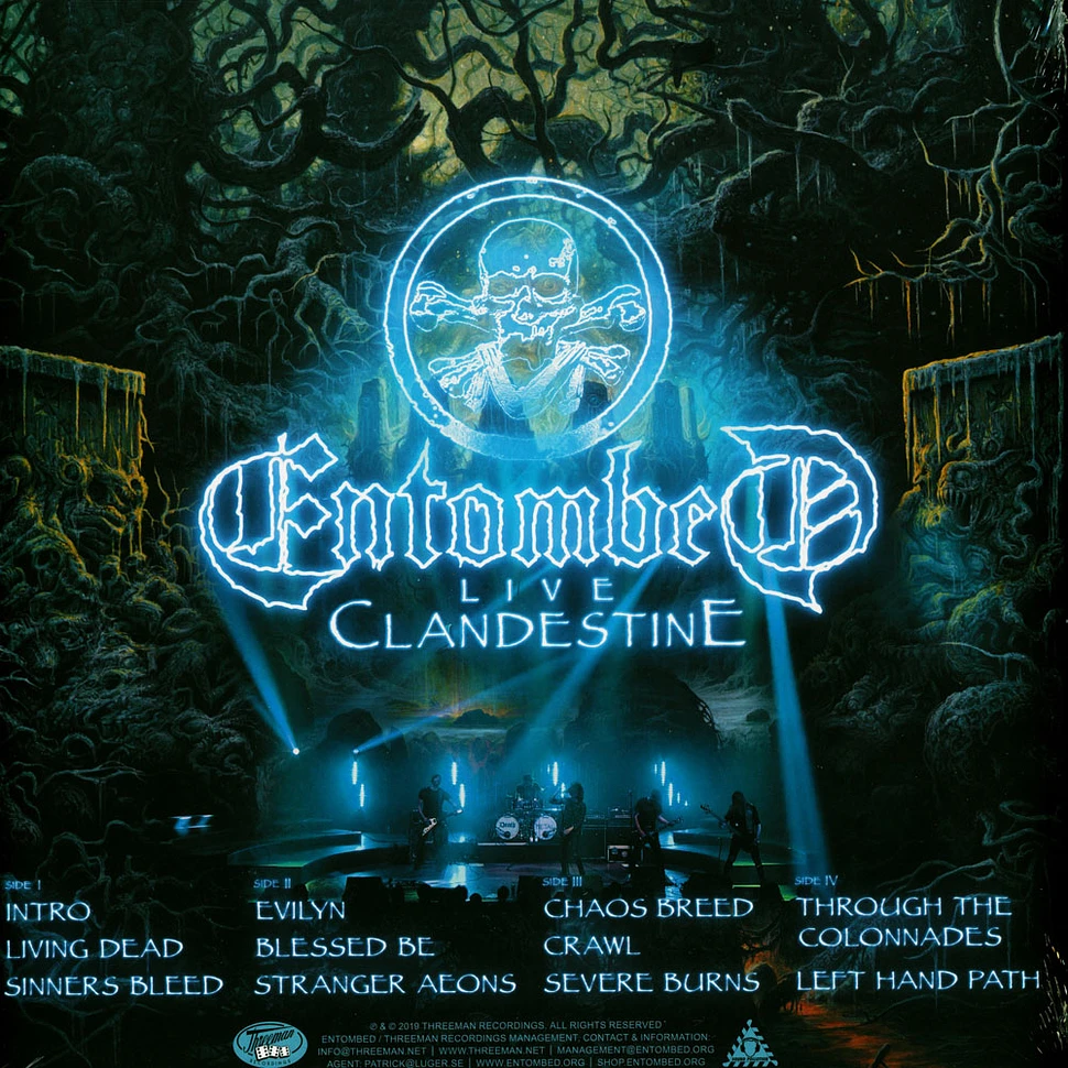 Entombed - Clandestine Gold Vinyl Record Store Day 2020 Edition