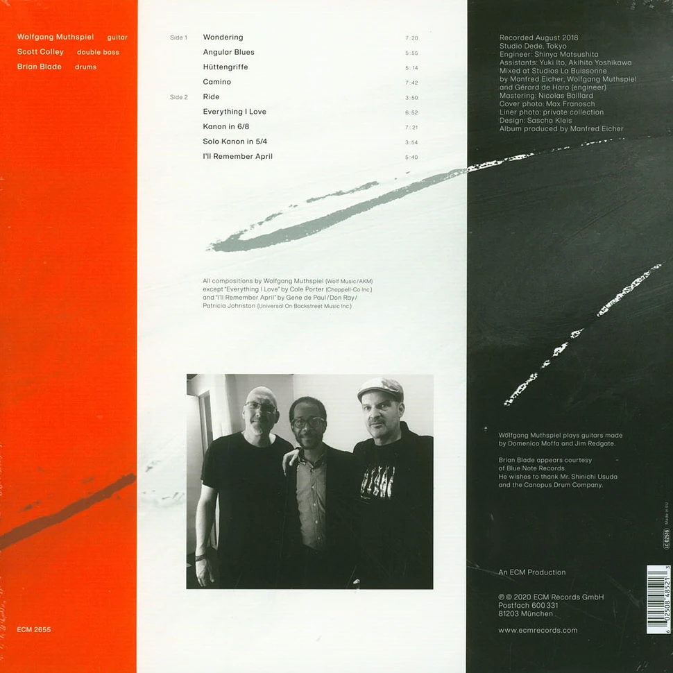 Wolfgang Muthspiel / Scott Colley / Brian Blade - Angular Blues