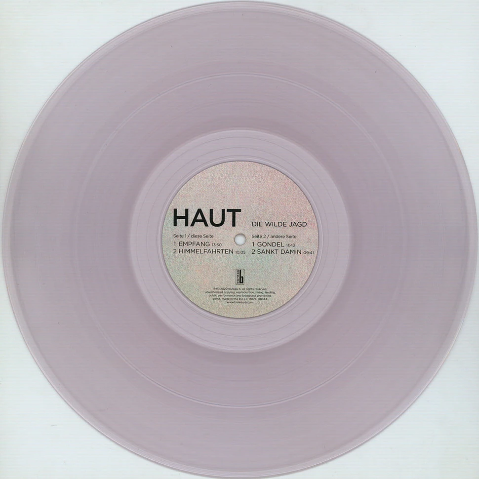 Die Wilde Jagd - Haut HHV Exclusive Clear Vinyl Edition