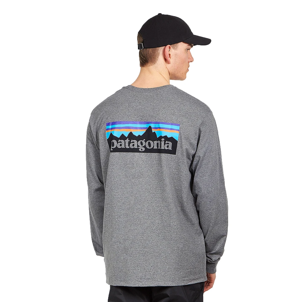 Patagonia - Long-Sleeved P-6 Logo Responsibili-Tee