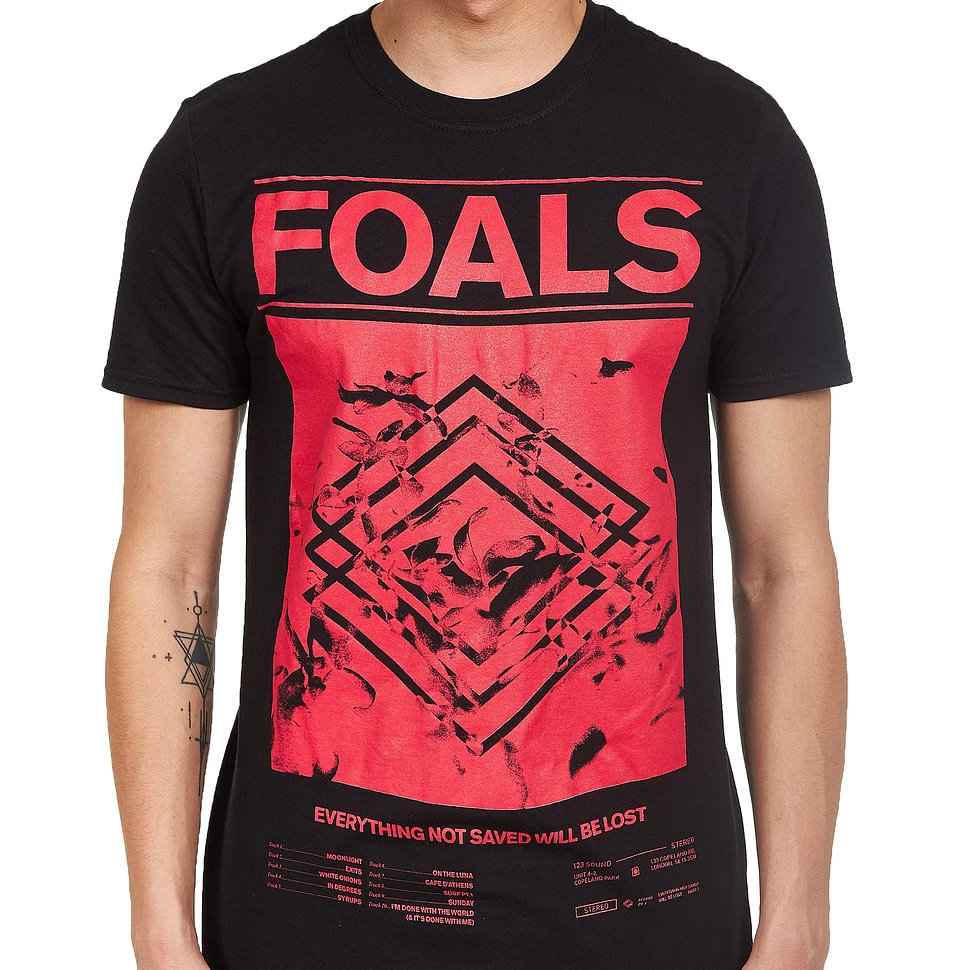 Foals - Everything Not Saved Will Be Lost / Diamond Flowers T-Shirt