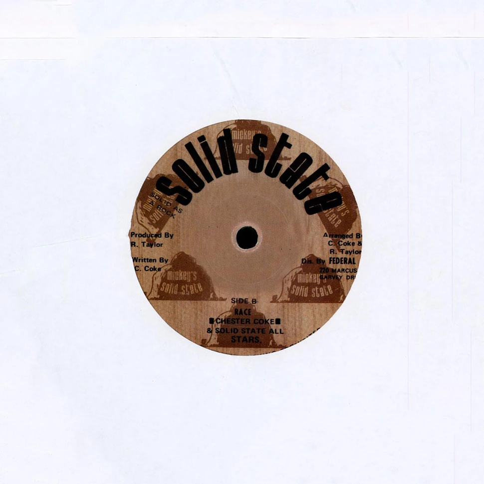 Chester Coke & Spaner / Solid State All Stars - African Race (Extended) / Version