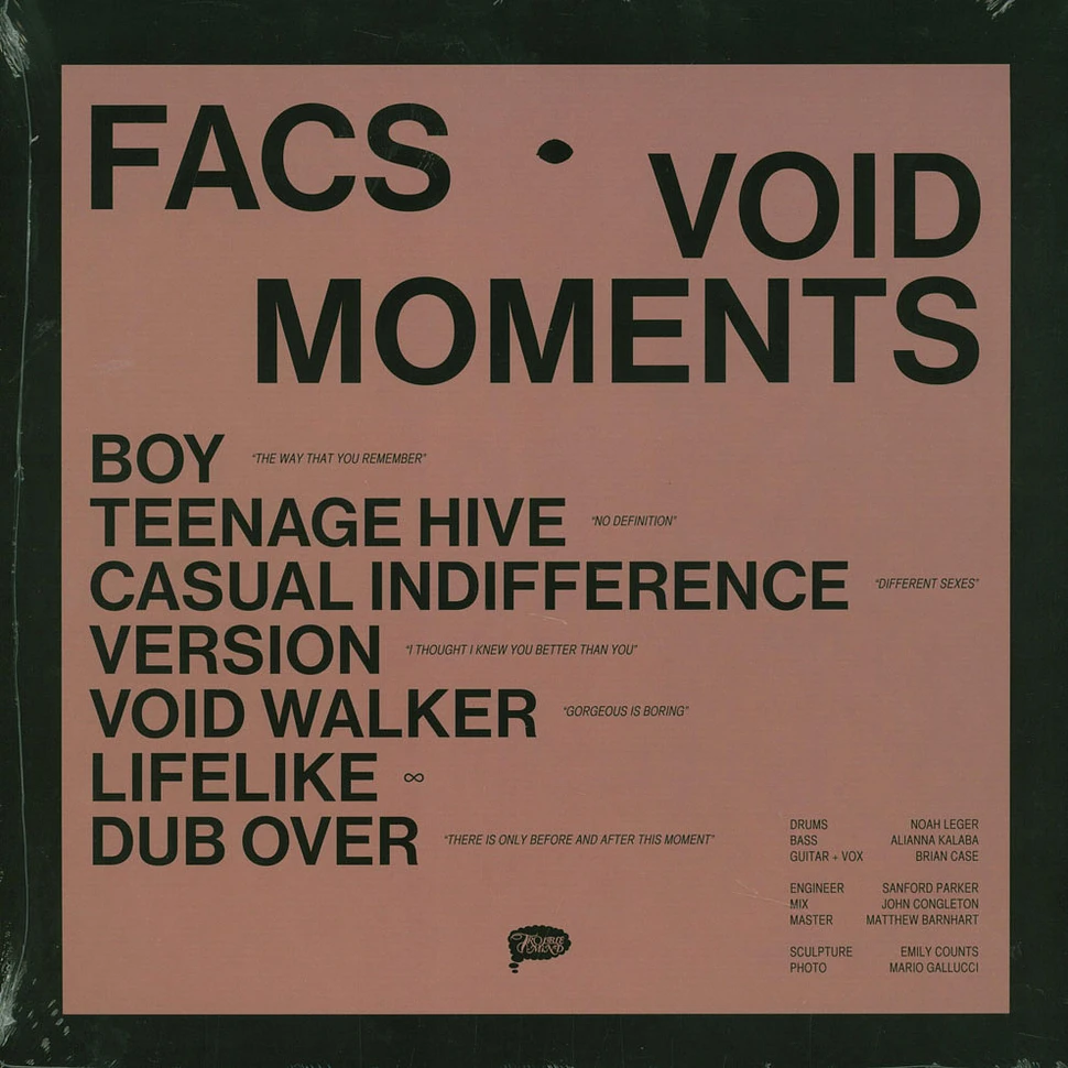 Facs - Void Moments Pink Vinyl Edition