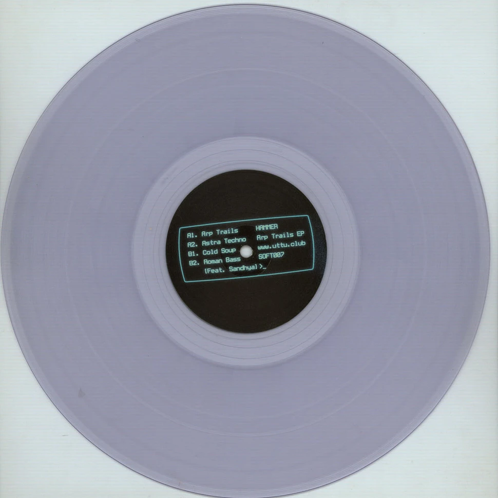 Hammer - Arp Trails EP Transparent Vinyl Edition