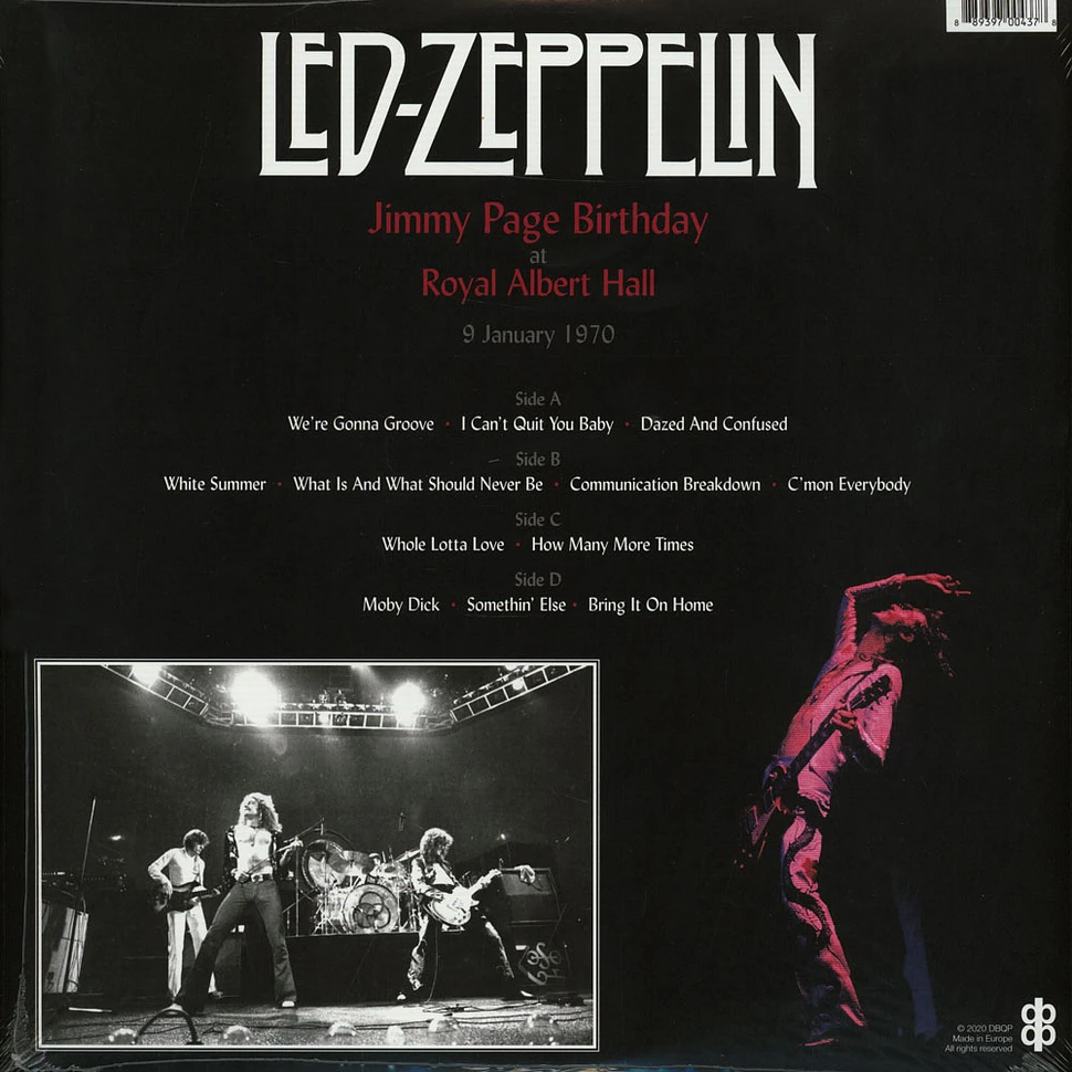 Led Zeppelin - Jimmy Page Birthday At The Royal Albert Hall 1970