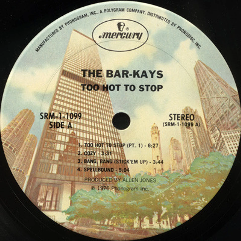 Bar-Kays - Too Hot To Stop