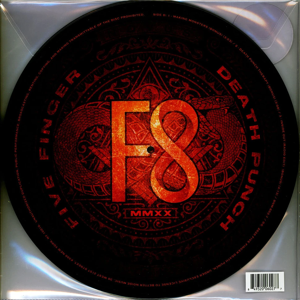 Five Finger Death Punch Picture Disc Edition - F8