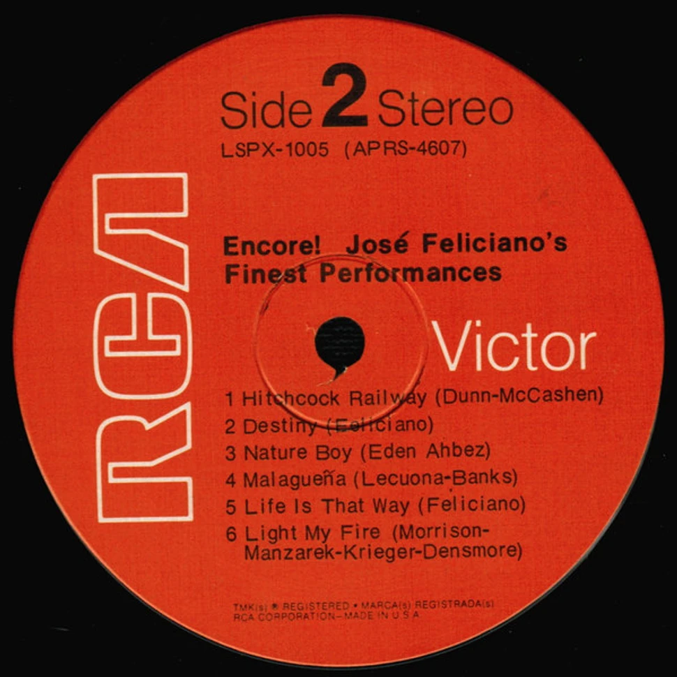 José Feliciano - Encore! José Feliciano's Finest Performances