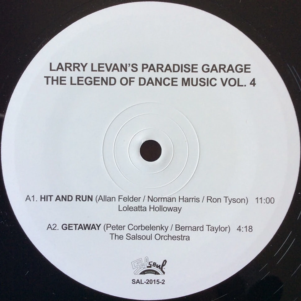 Larry Levan - Larry Levan's Paradise Garage - The Legend Of Dance Music Vol. 4