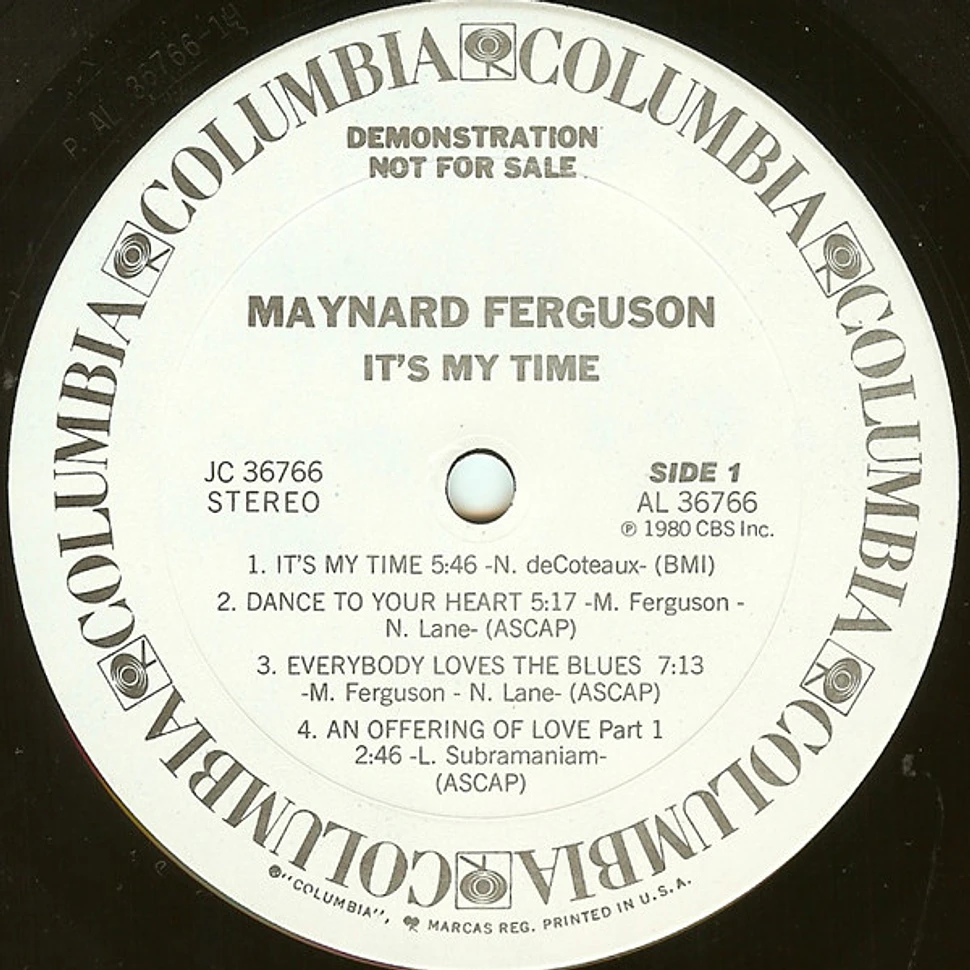 Maynard Ferguson - It's My Time