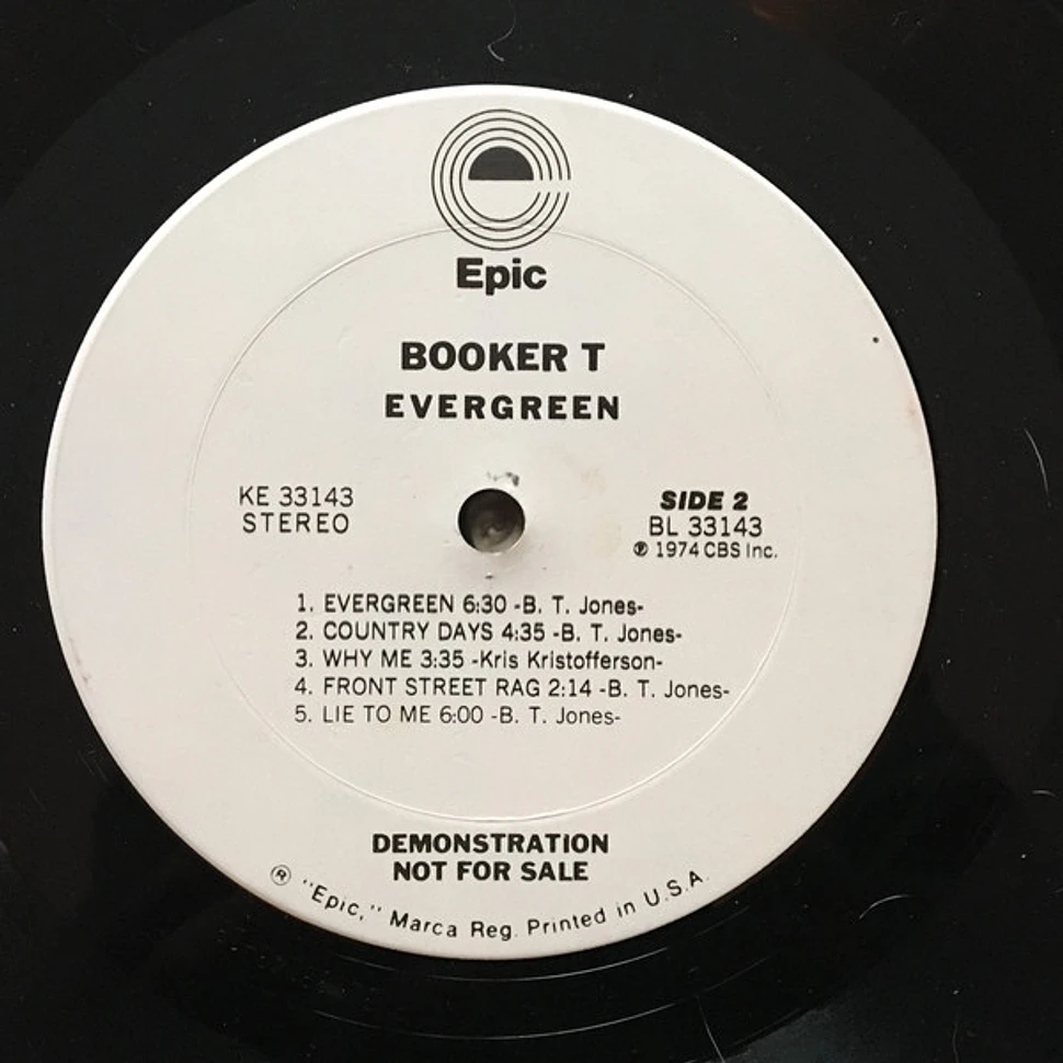 Booker T. Jones - Evergreen