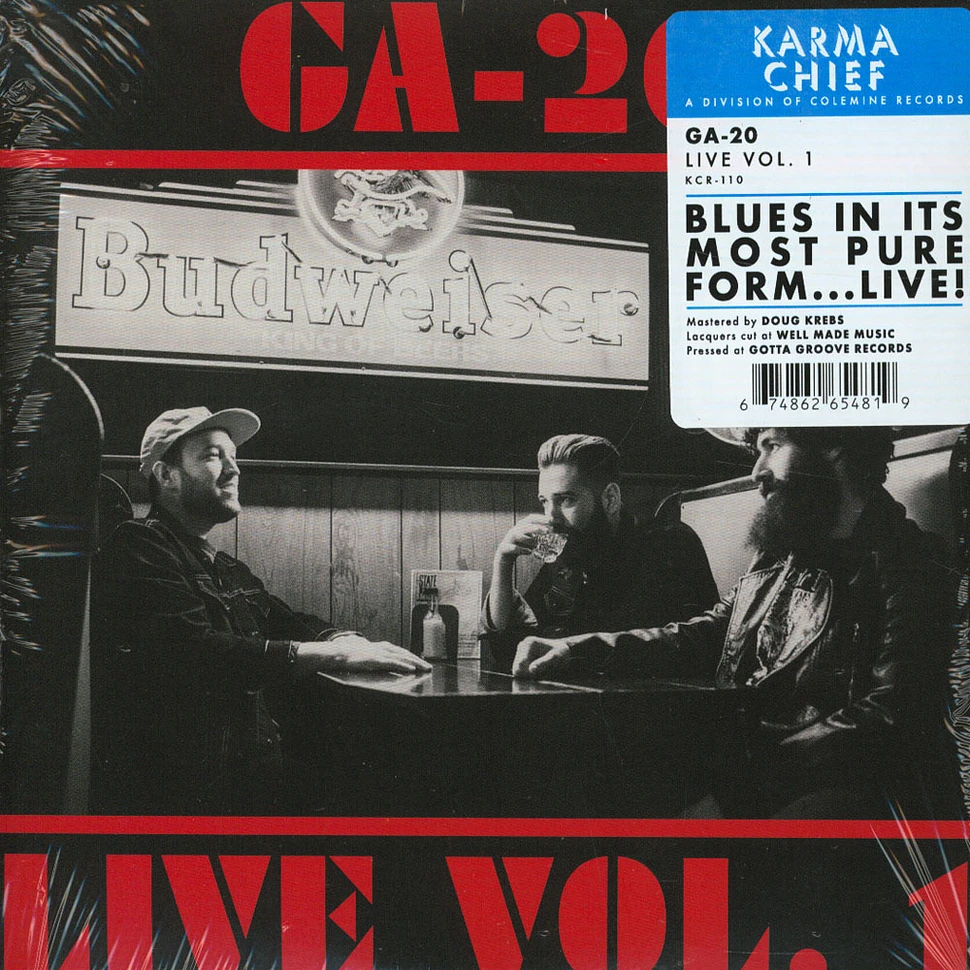 GA-20 - Live Volume 1 Black Vinyl Edition