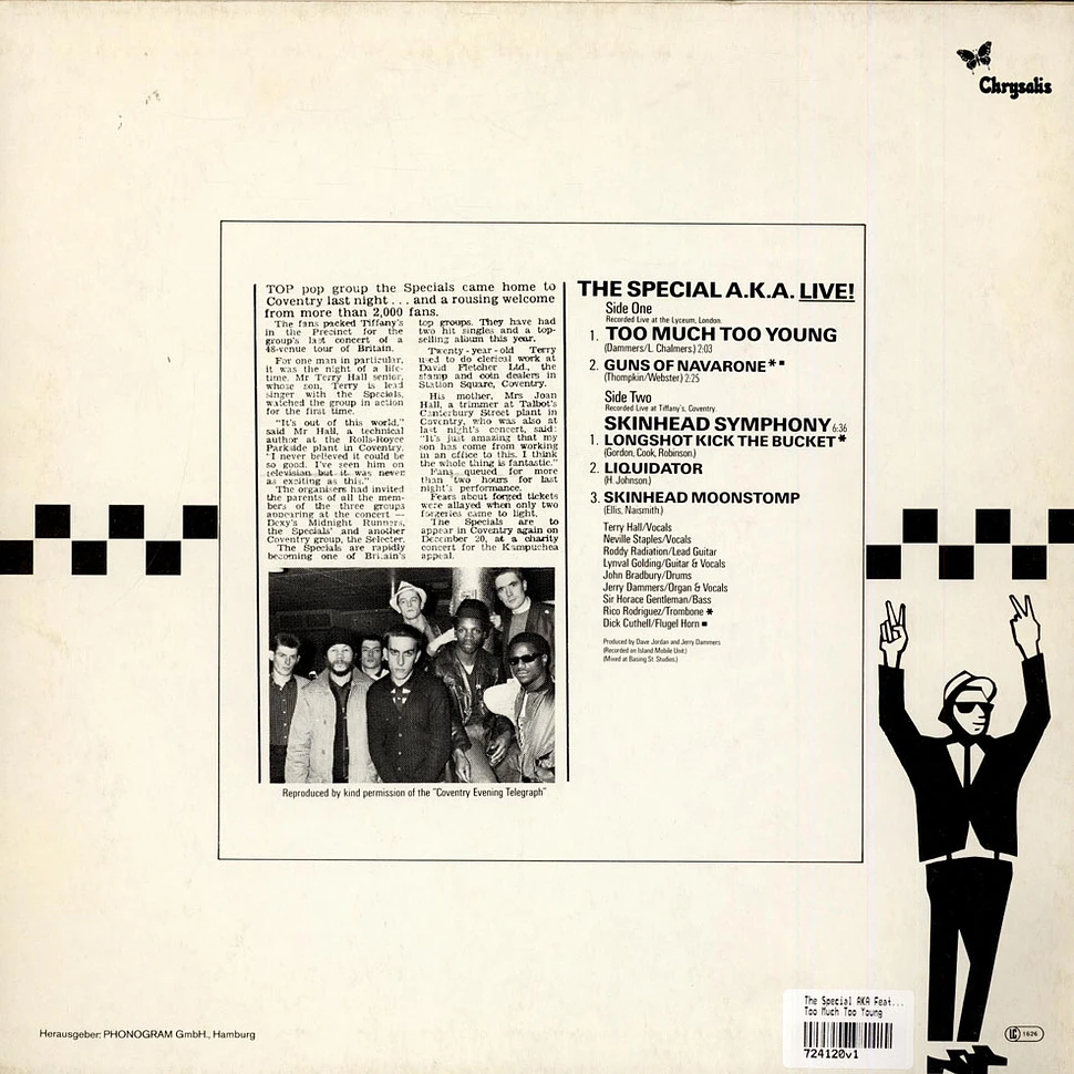 The Specials Featuring Rico Rodriguez - Too Much Too Young