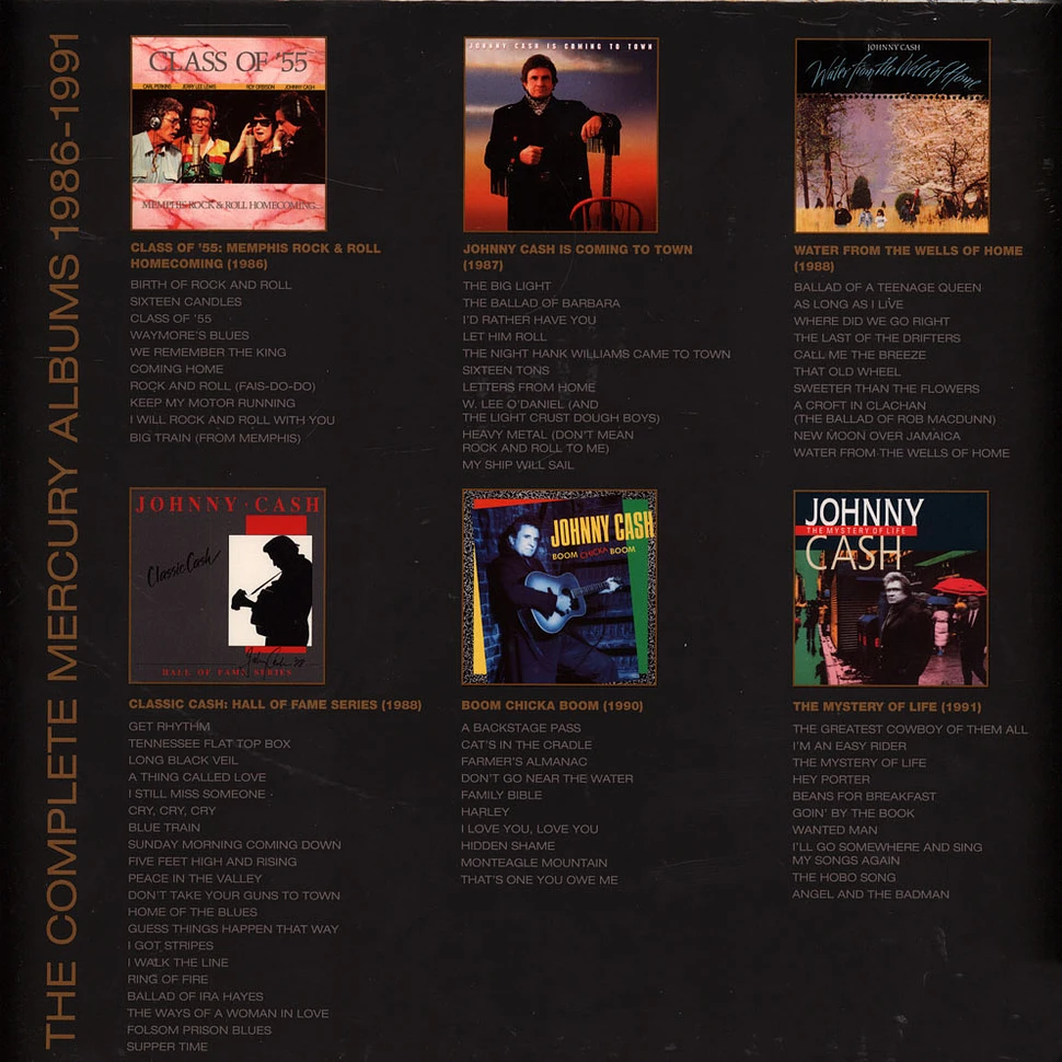 Johnny Cash - Complete Mercury Albums (1986-1991) Box Set
