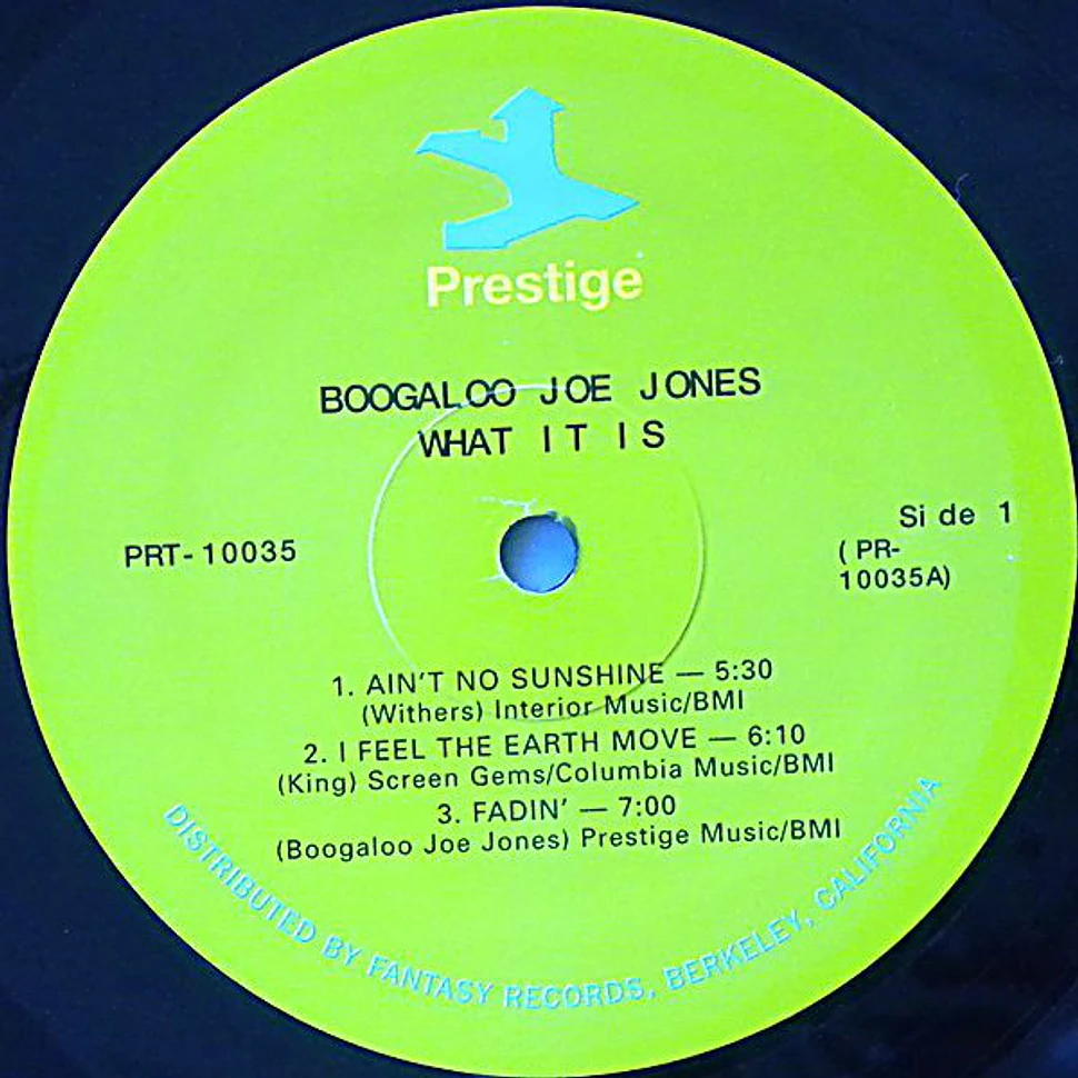 Ivan 'Boogaloo' Joe Jones - What It Is