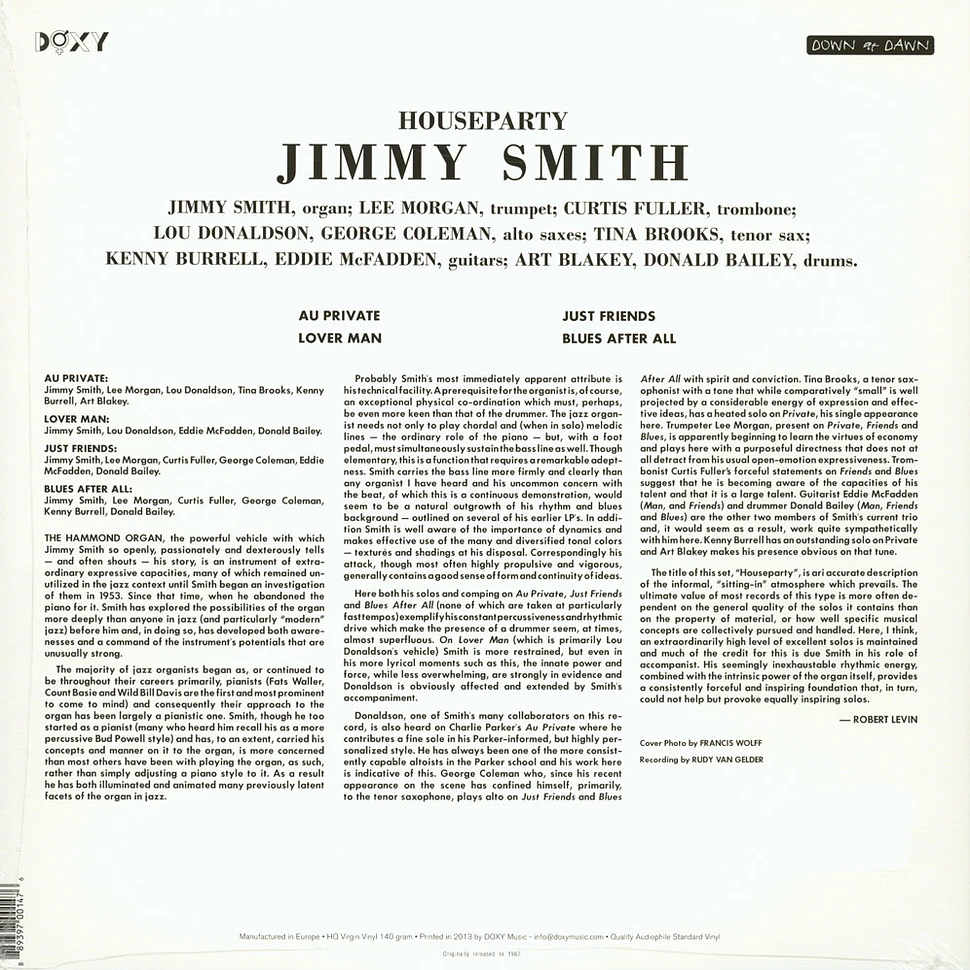 Jimmy Smith - House Party