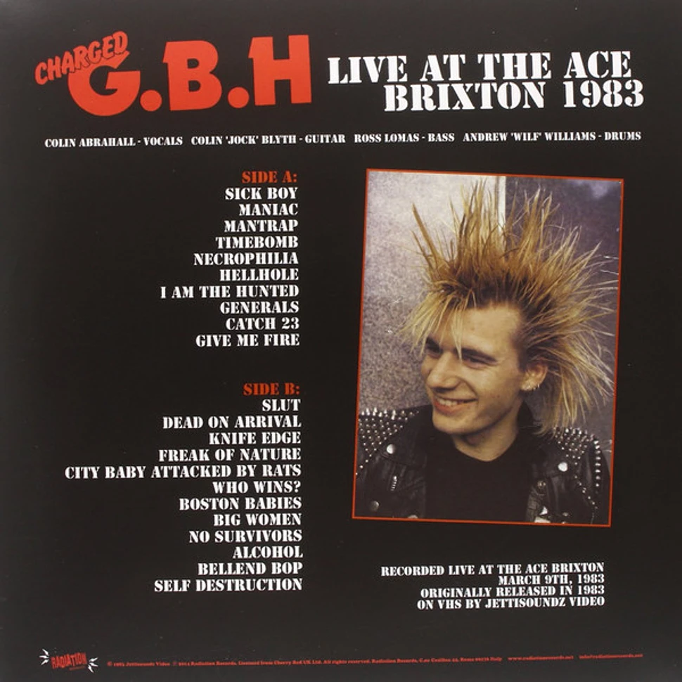 G.B.H. - Live At The Ace Brixton 1983