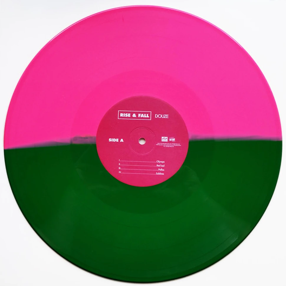 Douze - Rise & Fall Pink / Green Split Vinyl Edition