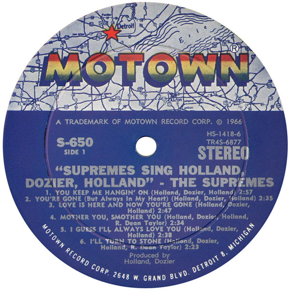 The Supremes - Supremes Sing Holland▪Dozier▪Holland