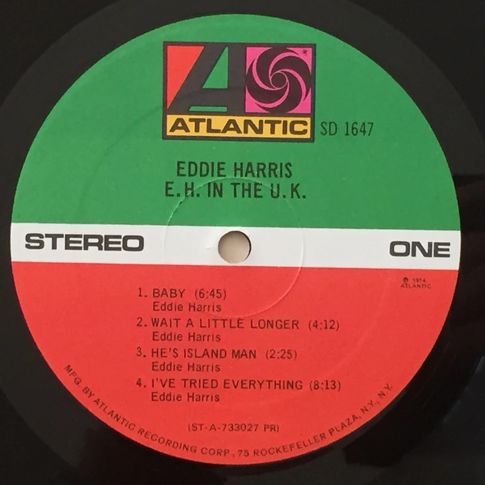 Eddie Harris - E.H. In The U.K.
