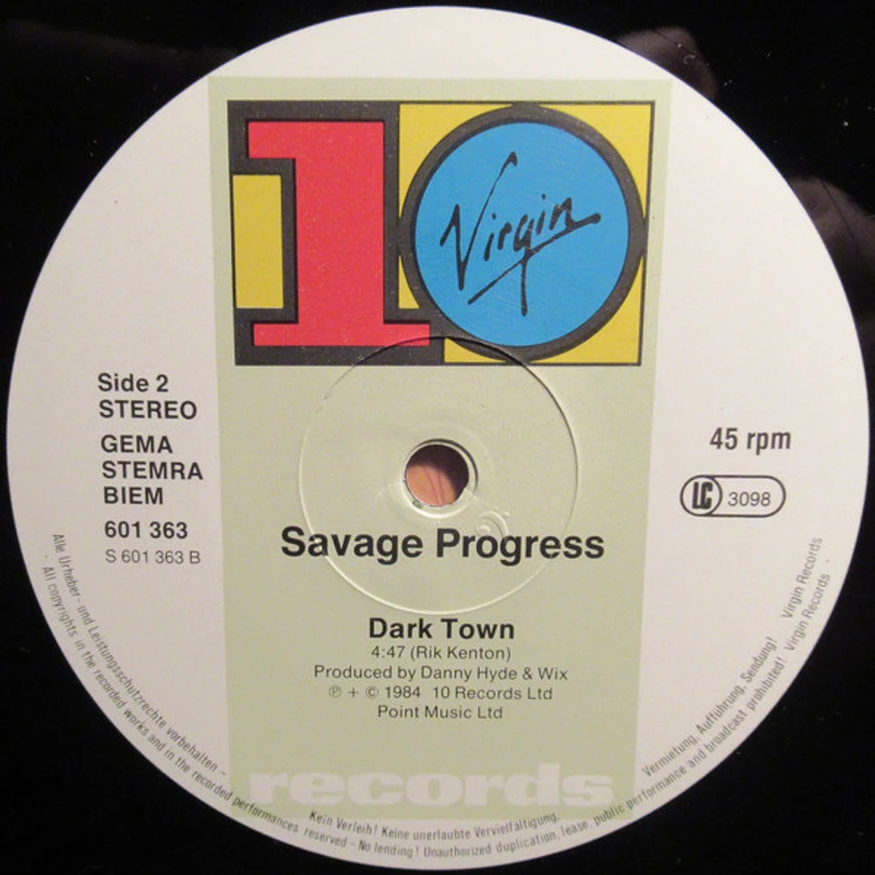 Savage Progress - Heart Begin To Beat