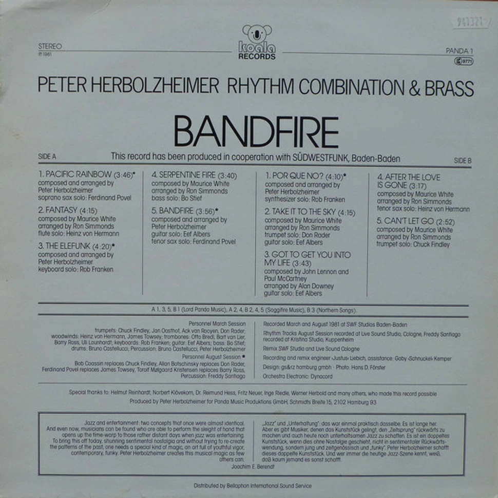 Peter Herbolzheimer Rhythm Combination & Brass - Bandfire