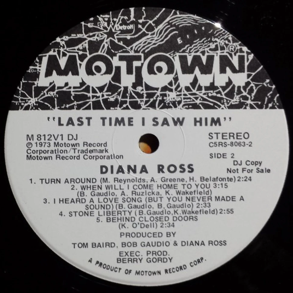 Diana Ross - Last Time I Saw Him