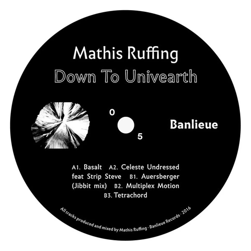 Mathis Ruffing - Down To Univearth