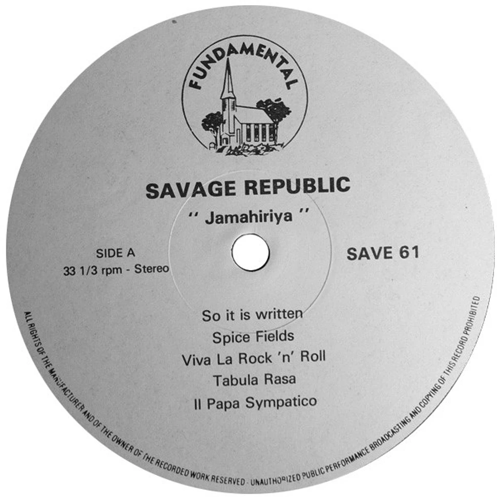 Savage Republic - Jamahiriya