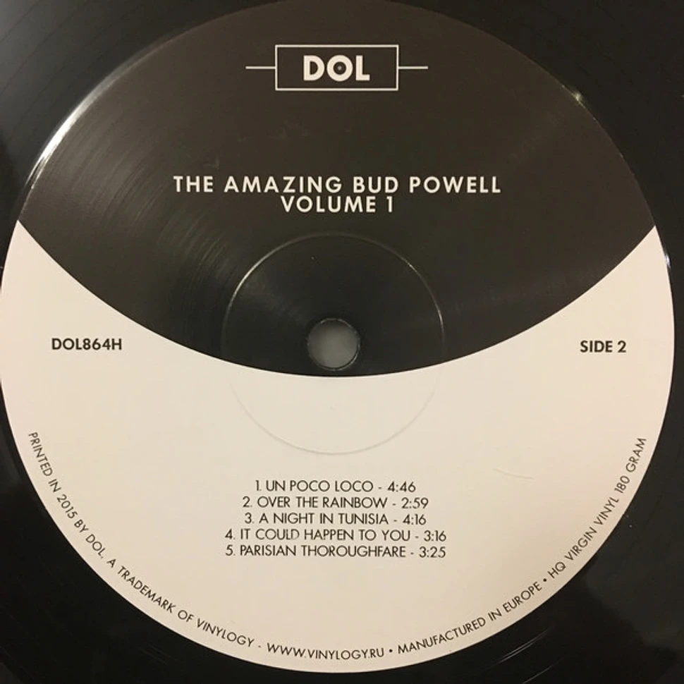 Bud Powell - The Amazing Bud Powell, Volume 1