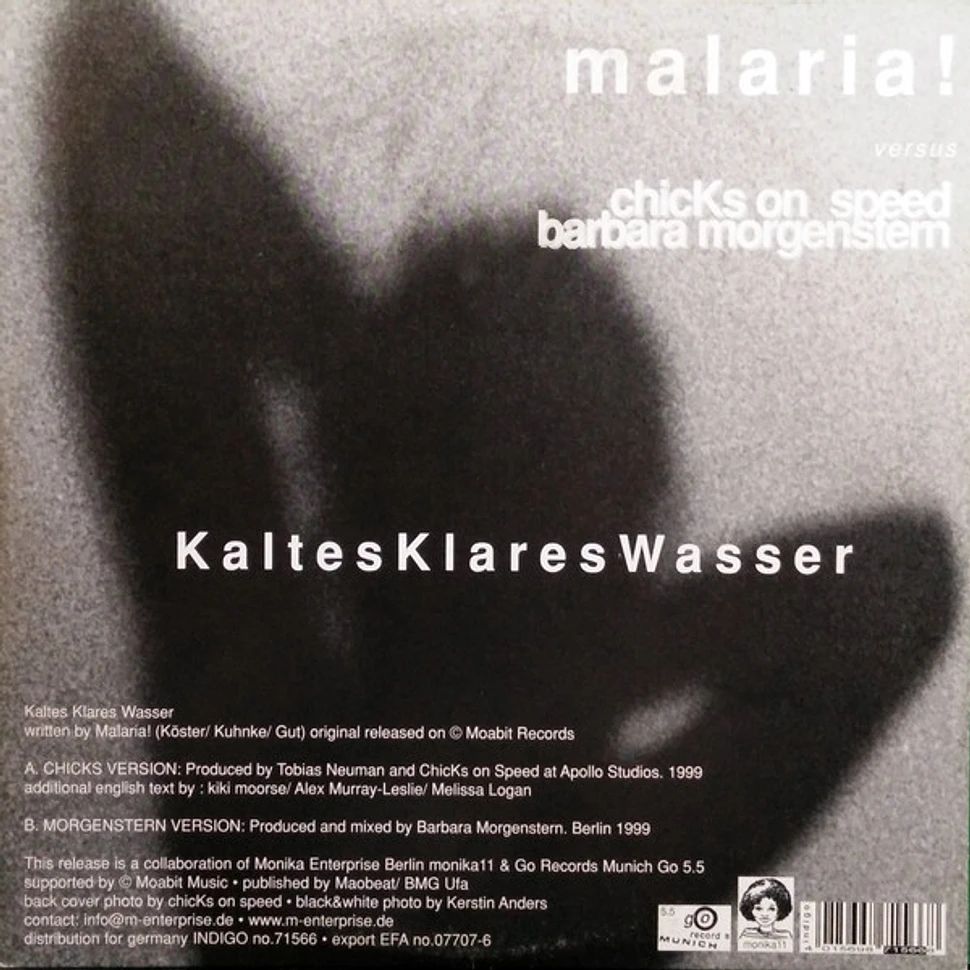 Malaria! vs. Chicks On Speed & Barbara Morgenstern - Kaltes Klares Wasser