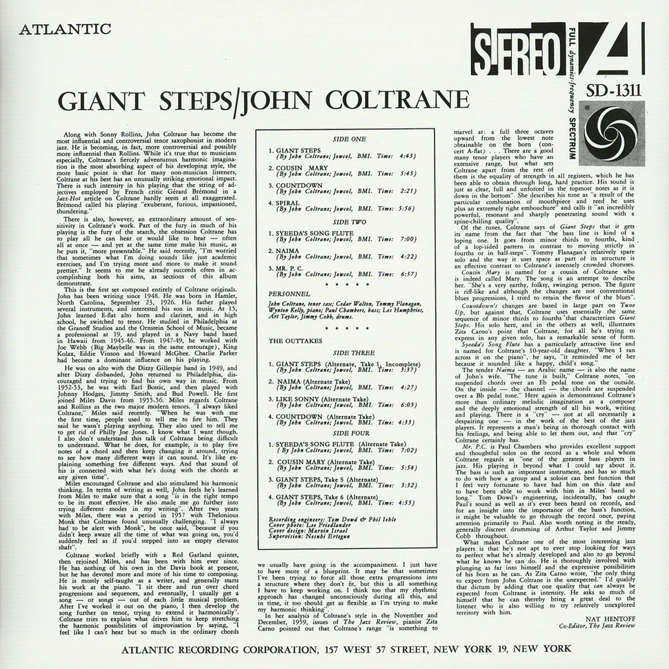 John Coltrane - Giant Steps 60th Anniversary Edition