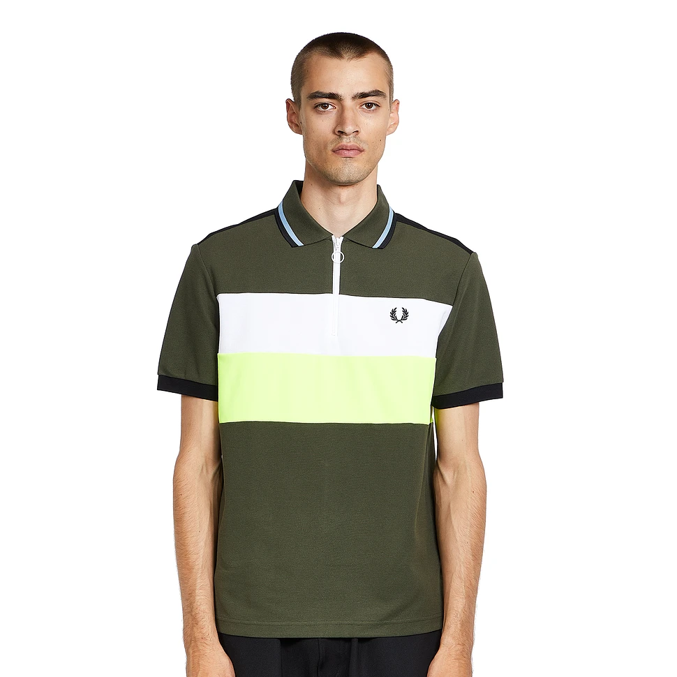 Fred Perry x narifuri - Panelled Polo Shirt