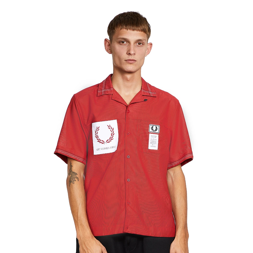 Fred Perry x Art Comes First - Revere Collar Bowling Shirt