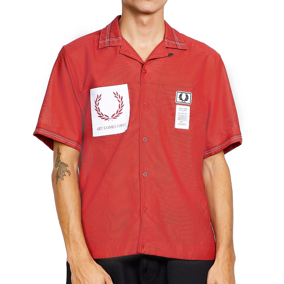 Fred Perry x Art Comes First - Revere Collar Bowling Shirt