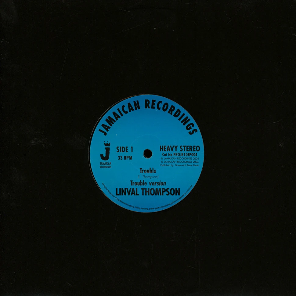 Linval Thompson - Trouble / Version / Mr Smart