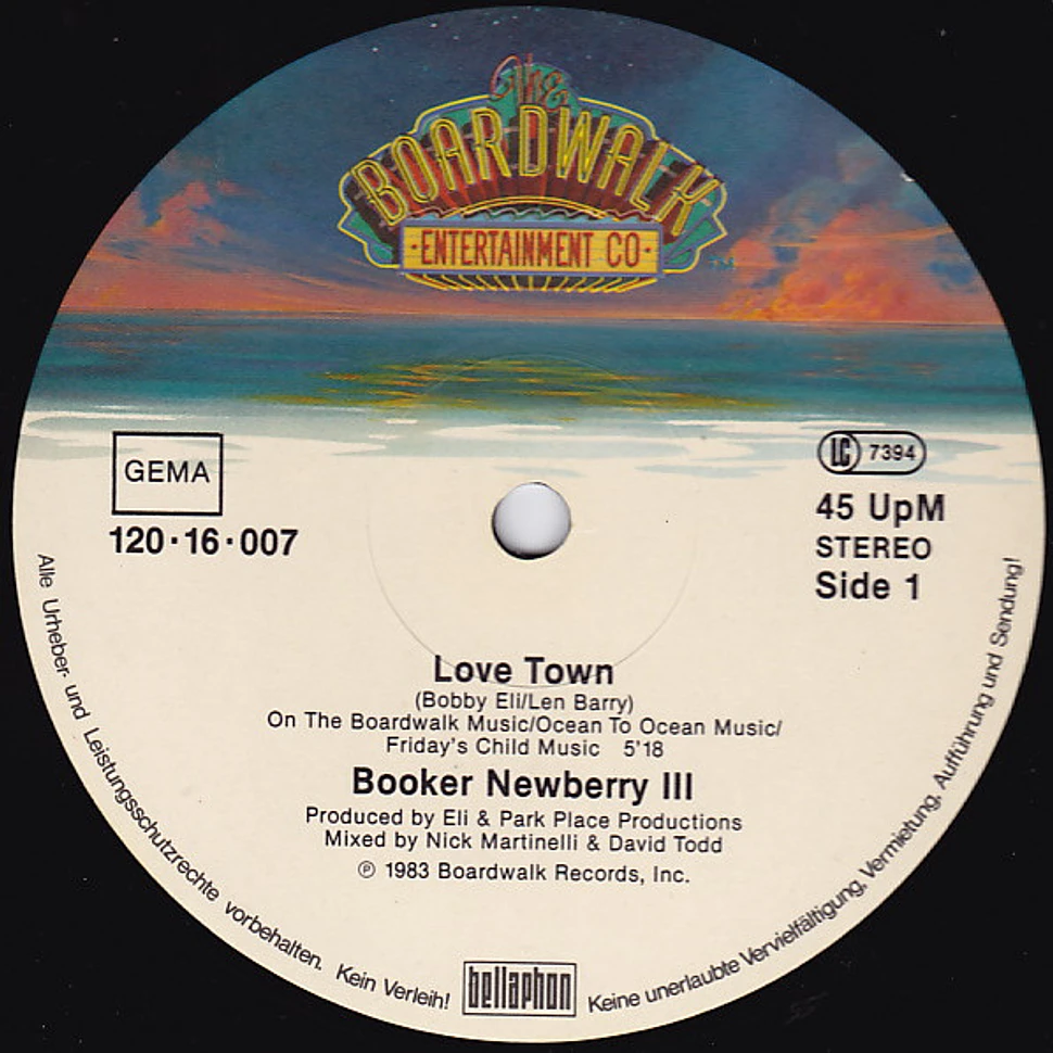 Booker Newberry III - Love Town (Special Remix)
