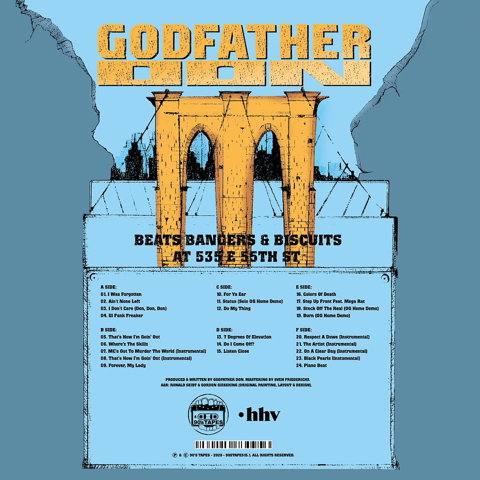 Godfather Don - Beats, Bangers & Biscuits At 535 E 55th St Black Vinyl Edition