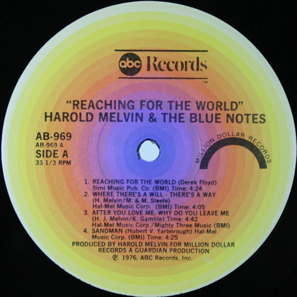 Harold Melvin And The Blue Notes - Reaching For The World