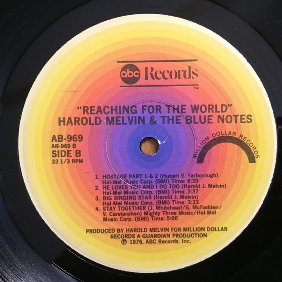 Harold Melvin And The Blue Notes - Reaching For The World