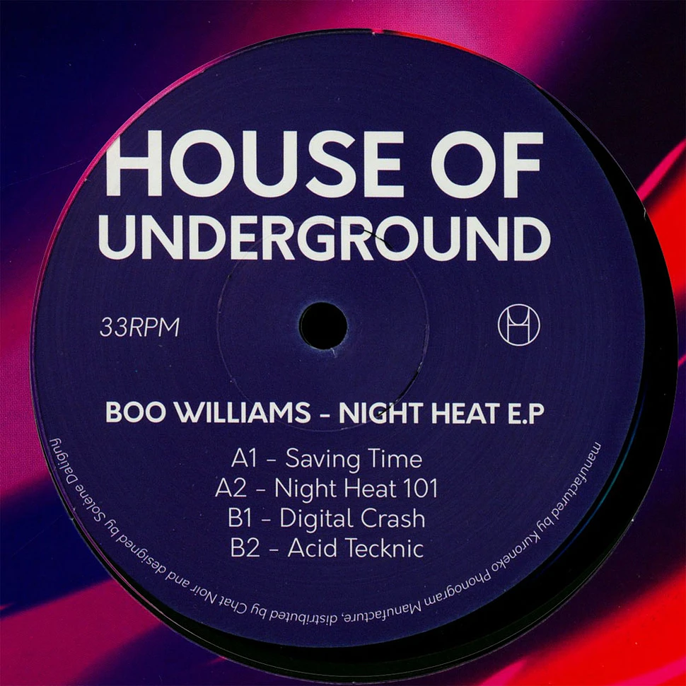 Boo Williams - Night Heat EP