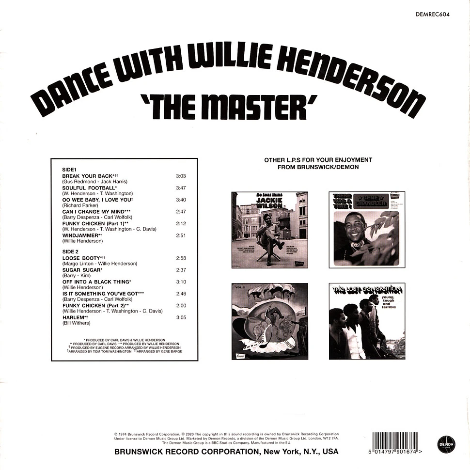 Willie Henderson - Dance With The Master