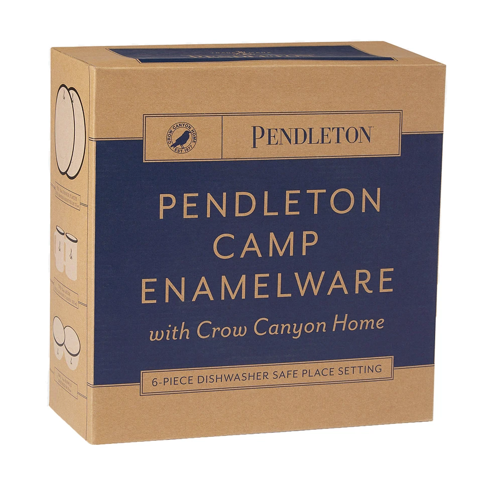 Pendleton - Camp Enamelware Dishes Set