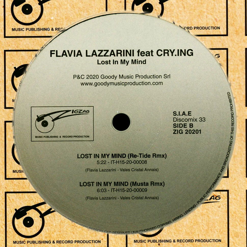 Flavia Lazzarini - Lost In My Mind Feat. Cry.Ing