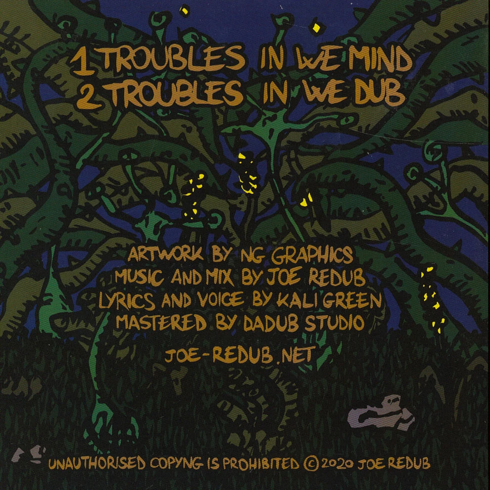 Kali Green / Joe Rudub - Troubles In We Mind / Troubles In We Dub