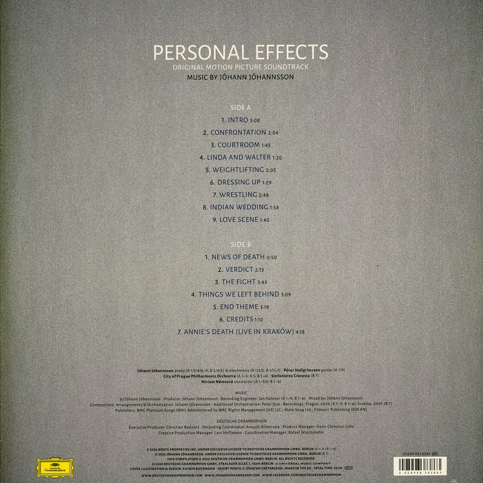 Jóhann Jóhannsson - OST Personal Effects