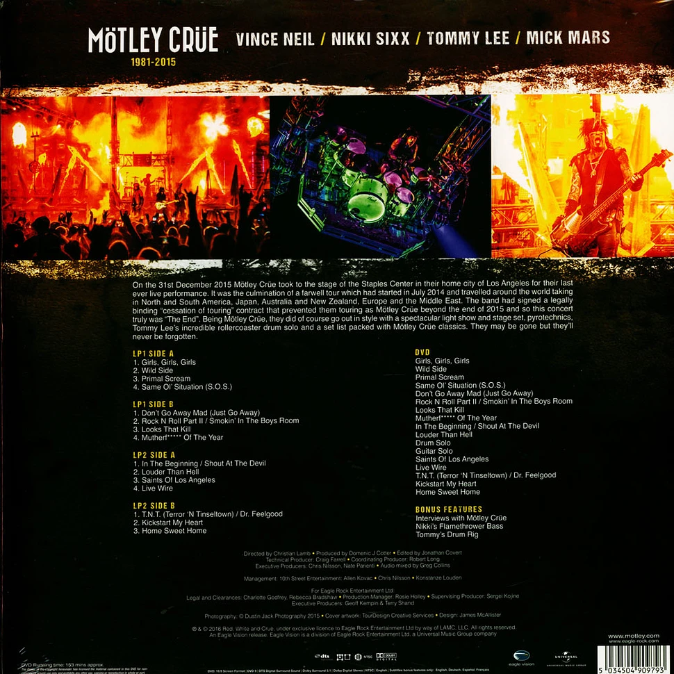 Mötley Crüe - The End: Live In Los Angeles