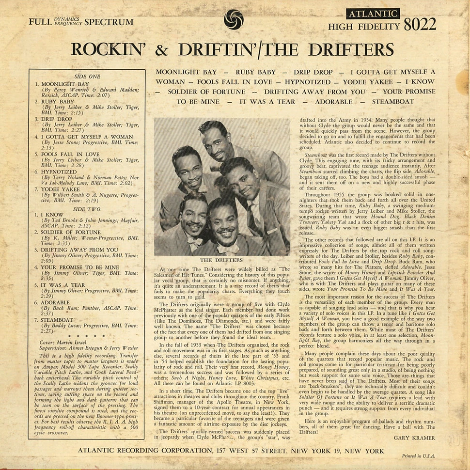 The Drifters - Rockin' & Driftin'